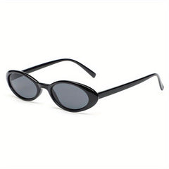 Vintage Oval Frame Sunglasses UV400