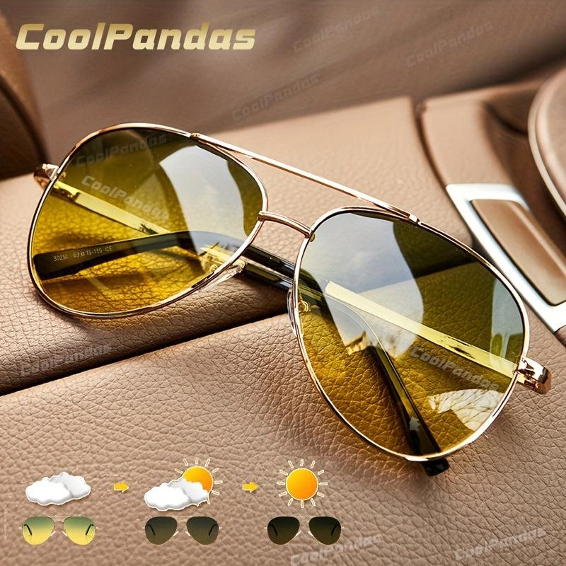 Polarized Photochromic Night Driving Glasses
