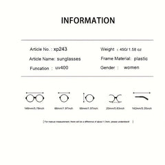 Daisy Sunglasses for Women Men Gradient Glasses UV400