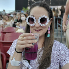 Daisy Sunglasses for Women Men Gradient Glasses UV400