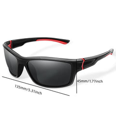Men's UV400 Sunglasses Outdoor Riding Glasses Windshield Eye Protection