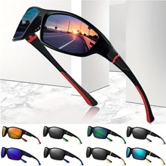 Men's UV400 Sunglasses Outdoor Riding Glasses Windshield Eye Protection
