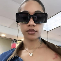 Y2K Square Frame Sunglasses for Women Men