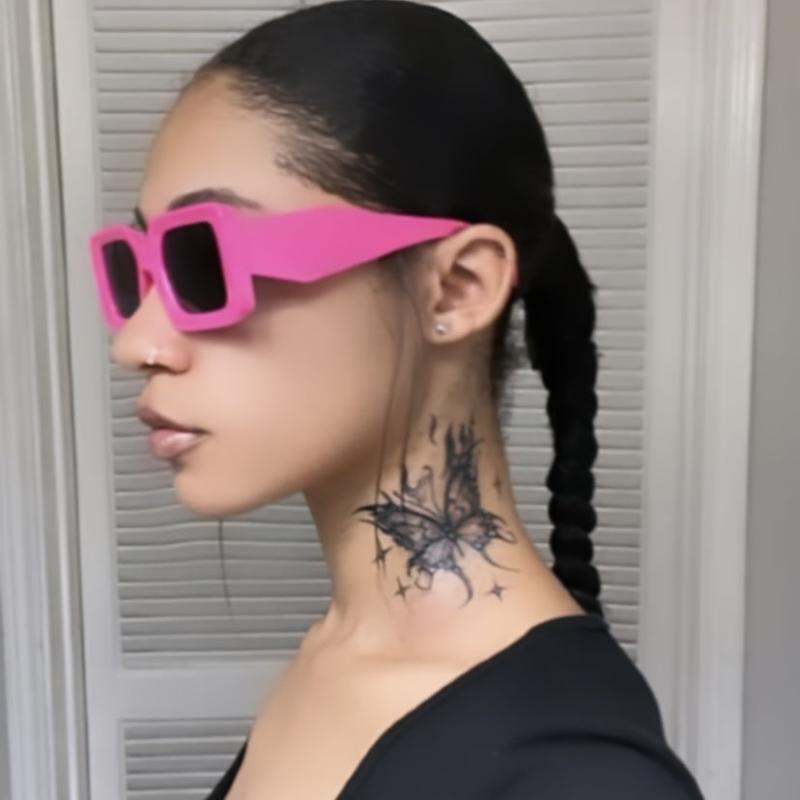 Y2K Square Frame Sunglasses for Women Men