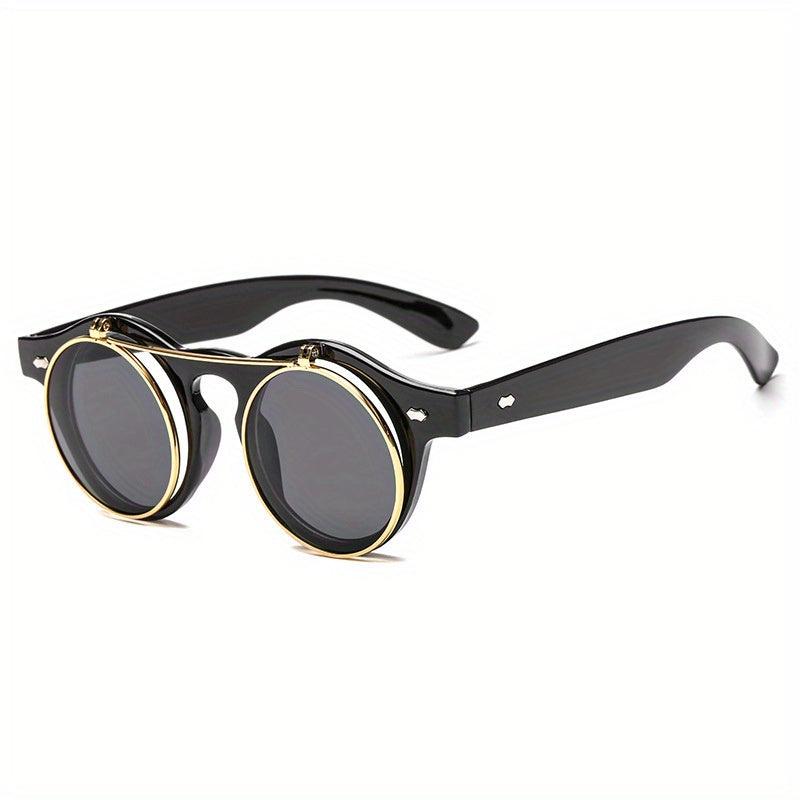 Steampunk Gothic Flip Up Sunglasses UV400