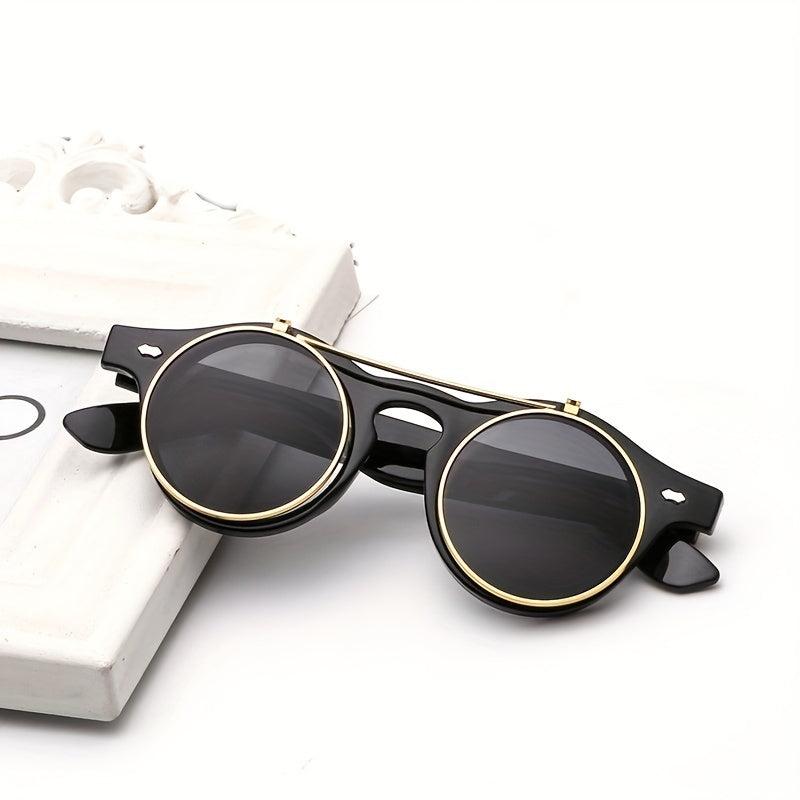 Steampunk Gothic Flip Up Sunglasses UV400