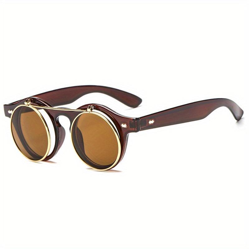 Steampunk Gothic Flip Up Sunglasses UV400