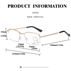 Foldable Reading Glasses Anti Light 1.0-4.0 Reading Glasses Women Men Case
