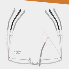 Foldable Reading Glasses Anti Light 1.0-4.0 Reading Glasses Women Men Case