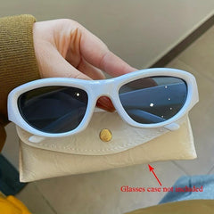 Y2K Wrap Around Sunglasses Cyberpunk Star Mirror Lens Glasses UV400