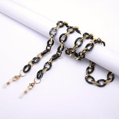 Boho Hollow Glasses Chain Acrylic Eyeglasses Lanyard Strap Non Slip Retainer