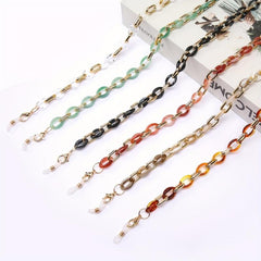 Boho Hollow Glasses Chain Acrylic Eyeglasses Lanyard Strap Non Slip Retainer