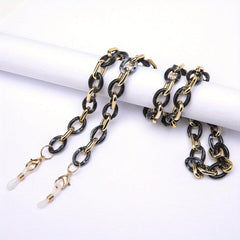 Boho Hollow Glasses Chain Acrylic Eyeglasses Lanyard Strap Non Slip Retainer