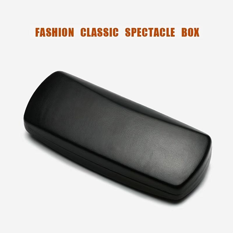 Zipper Sunglasses Case PU Leather Eyewear Protector