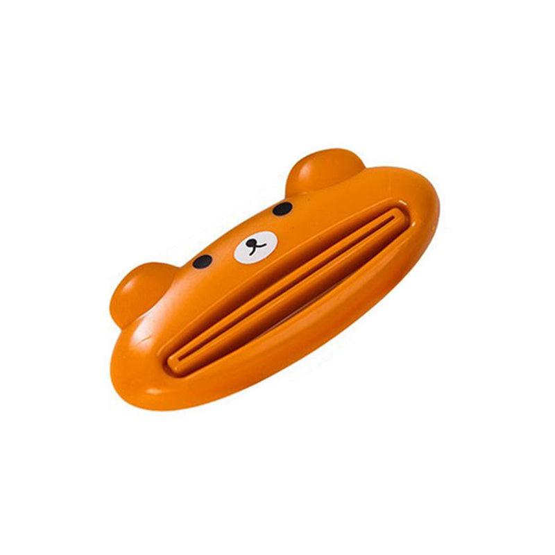 Cartoon Toothpaste Squeezer Animal Plastic Rolling Holder Bathroom Tool