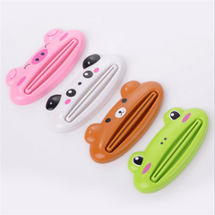 Cartoon Toothpaste Squeezer Animal Plastic Rolling Holder Bathroom Tool