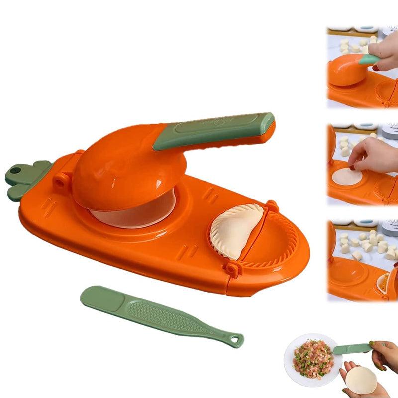 DIY Dumpling Skin Maker 2 in 1 Multifunction Manual Press Safety ABS Material