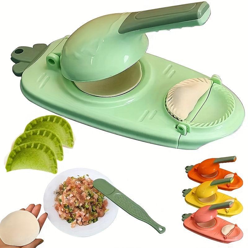 DIY Dumpling Skin Maker 2 in 1 Multifunction Manual Press Safety ABS Material