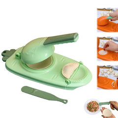DIY Dumpling Skin Maker 2 in 1 Multifunction Manual Press Safety ABS Material