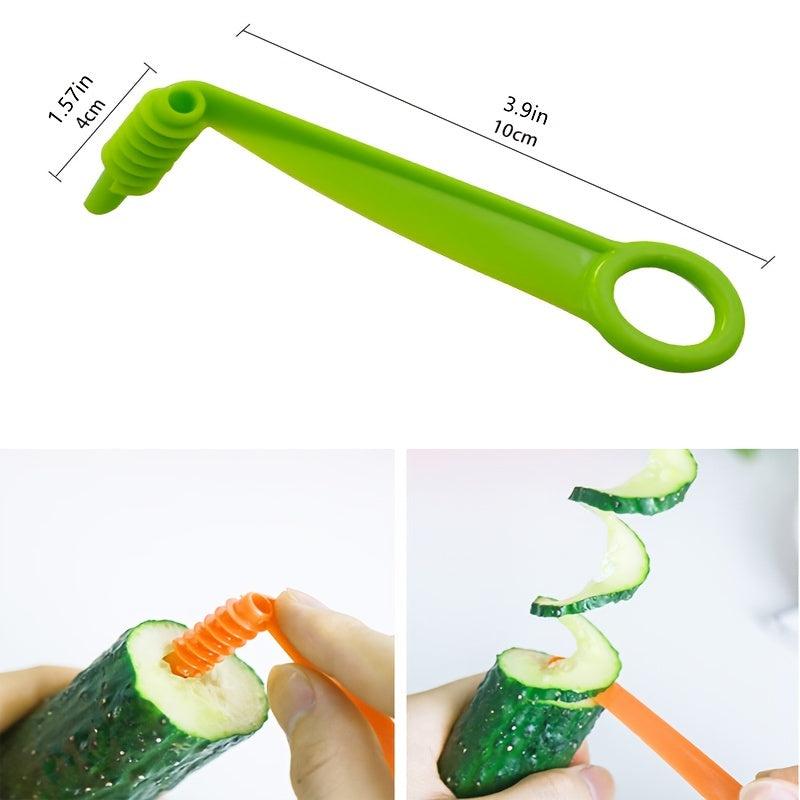 Portable Potato Carrot Spiral Slicer Manual Kitchen Fruit Vegetable Cutter