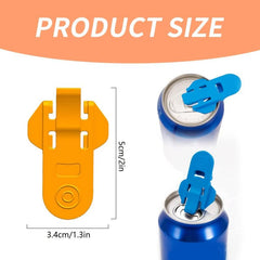 3PCS Zip Can Guards & Soda Protectors For Home Plastic Label Opener Pop Beer
