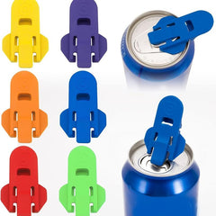 3PCS Zip Can Guards & Soda Protectors For Home Plastic Label Opener Pop Beer