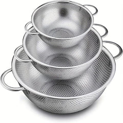 Stainless Steel Colander Drain Basket Vegetable Washing Basket