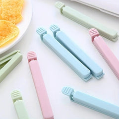 5pcs Plastic Airtight Food Clips Snack Bag Clips Sealing Clamp Kitchen Tools