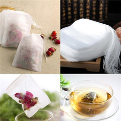 100pcs Disposable Tea Infusers for Loose Tea 5x7cm