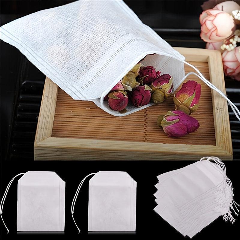 100pcs Disposable Tea Infusers for Loose Tea 5x7cm