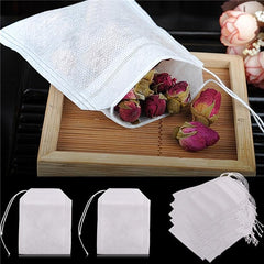 100pcs Disposable Tea Infusers for Loose Tea 5x7cm