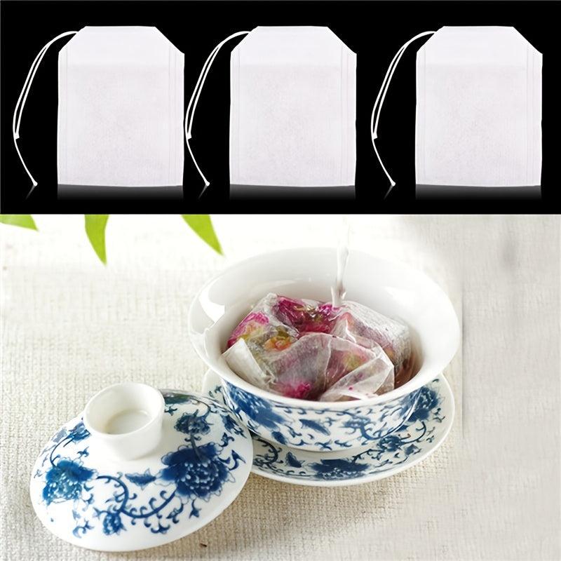 100pcs Disposable Tea Infusers for Loose Tea 5x7cm