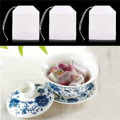100pcs Disposable Tea Infusers for Loose Tea 5x7cm