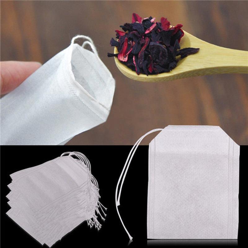 100pcs Disposable Tea Infusers for Loose Tea 5x7cm