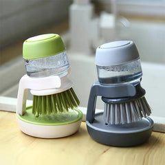 Hydraulic Tableware Washing Brush with Soap Liquid Dispenser