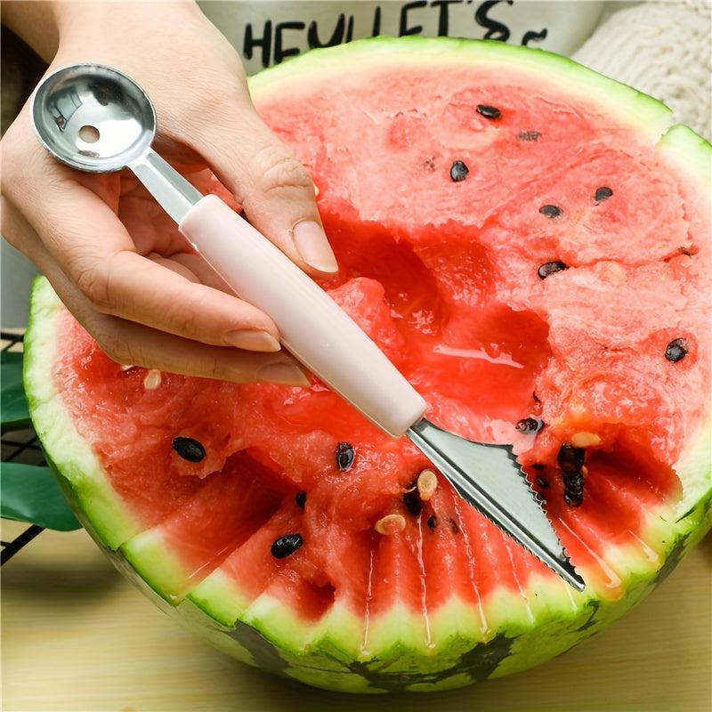 Stainless Steel Fruit Ball Digger Watermelon Spoon Melon Baller Scoop