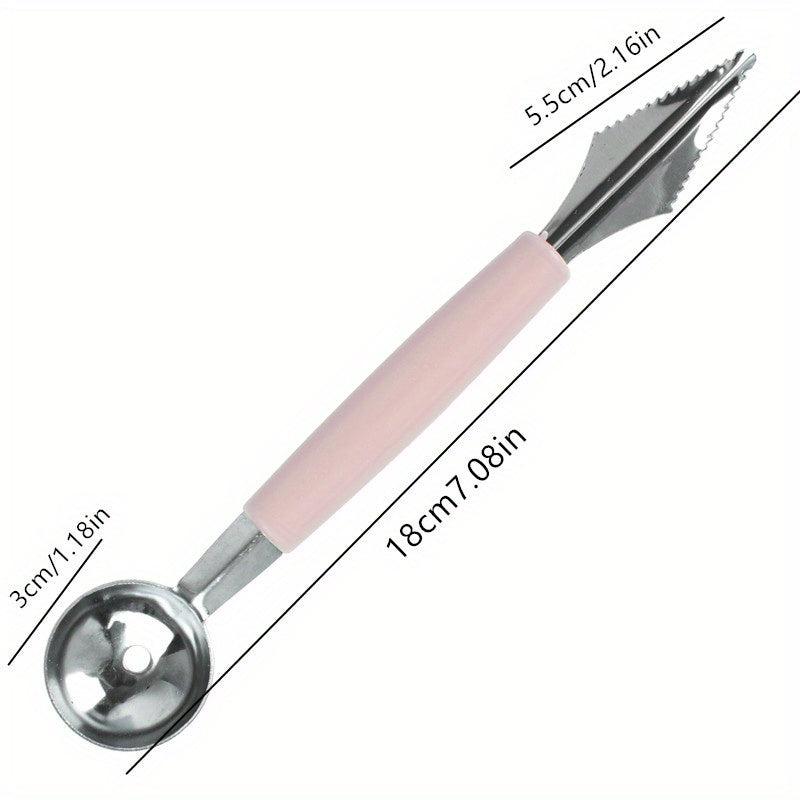 Stainless Steel Fruit Ball Digger Watermelon Spoon Melon Baller Scoop