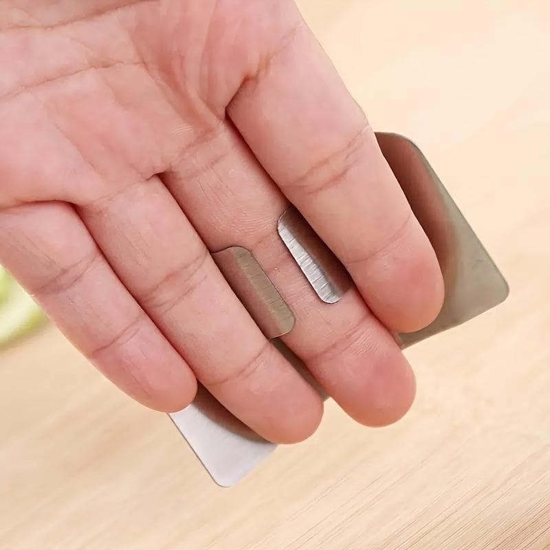 304 Stainless Steel Vegetable Cutting Finger Guard Hand Guard Kitchen Gadget