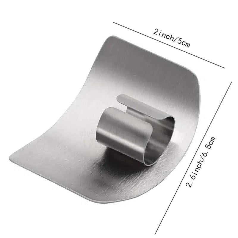 304 Stainless Steel Vegetable Cutting Finger Guard Hand Guard Kitchen Gadget