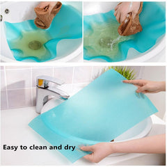Non Slip Kitchen Mat Anti Fouling Cuttable Easy to Clean