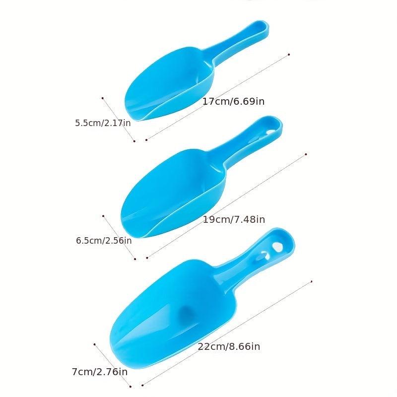 3pcs Plastic Shovel Set Ice Snow Grain Storage Ice Miscellaneous Storage Shovel