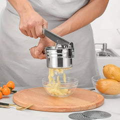 3in1 Stainless Steel Potato Ricer Lemon Juicer Potato Masher