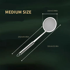 Stainless Steel Fat Skimmer Spoon - Remove Grease, Fat, and Foam