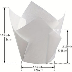 Golden Fragrance Cupcake Liners Baking Cups for Events Bridal Birthday
