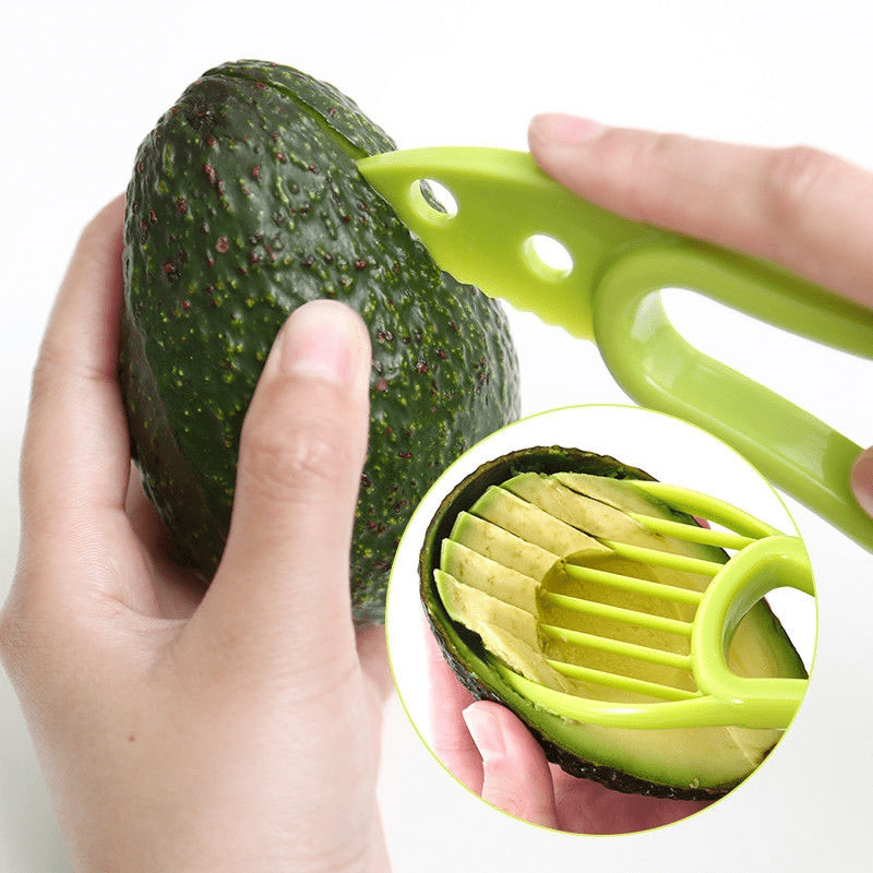 3in1 Avocado Peeler Slicer Corer Remover Pitter Cutter Divider Separator