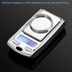 Digital Pocket Scale 100g 200g Capacity 0.01g Precision Jewelry Herbs