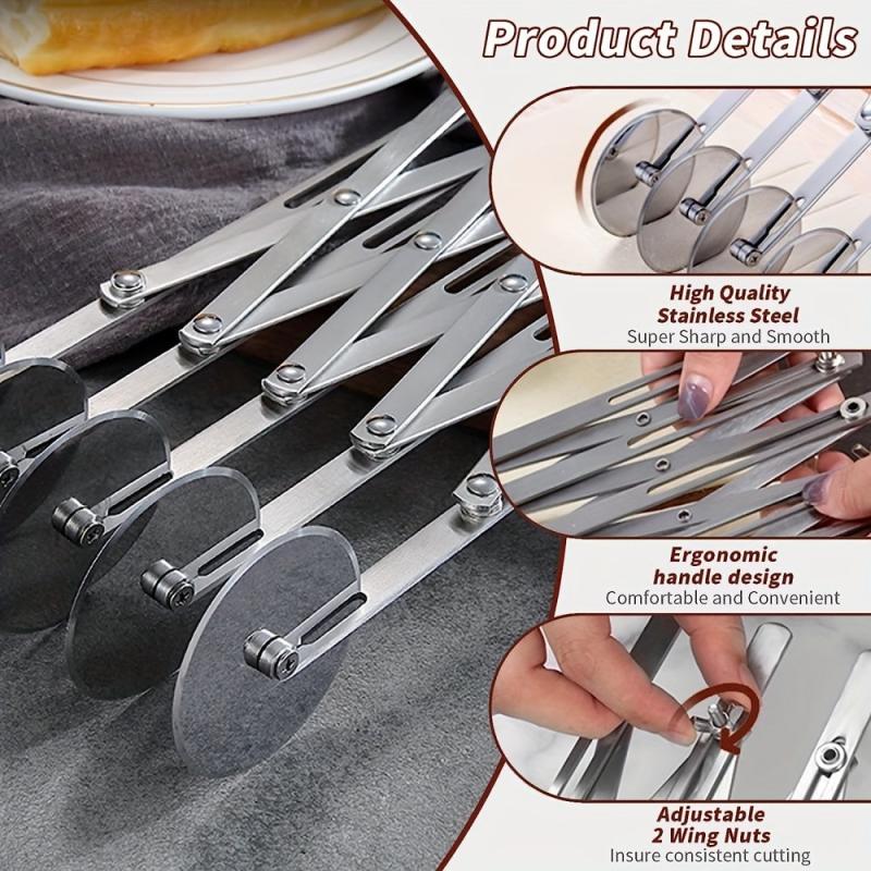 Stainless Steel Expandable Pizza Cutter