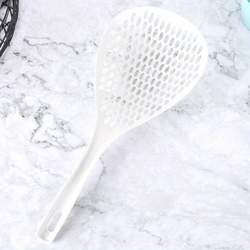 1pc Large Slotted Spoon Colander for Pasta Noodles Kitchen Utensil