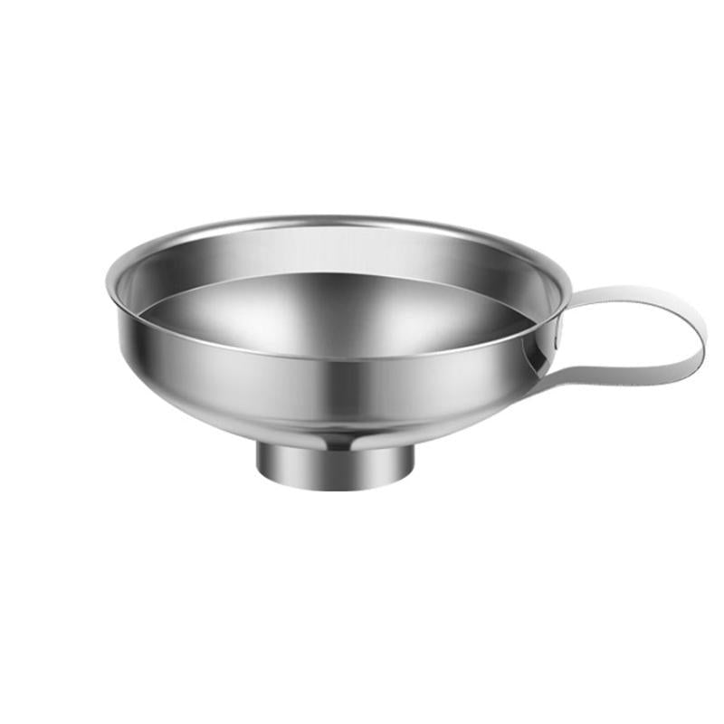Thick Stainless Steel Wide Mouth Funnel for Jam - Large Diameter