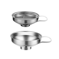 Thick Stainless Steel Wide Mouth Funnel for Jam - Large Diameter